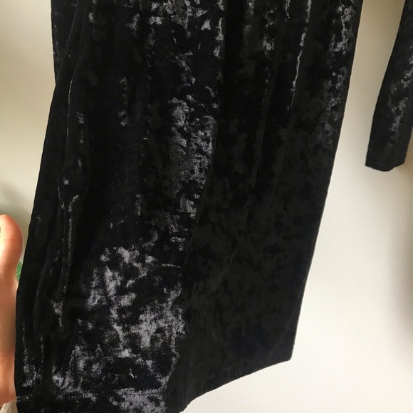 90s crushed velvet dress - Picture 2 of 5